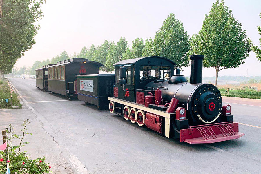 Luxury large trackless simulation train