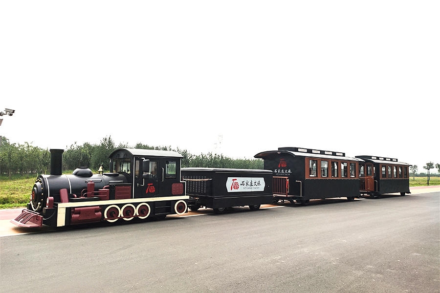 Luxury large trackless simulation train